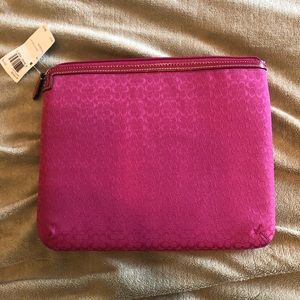 Coach zippered iPad/tablet pouch